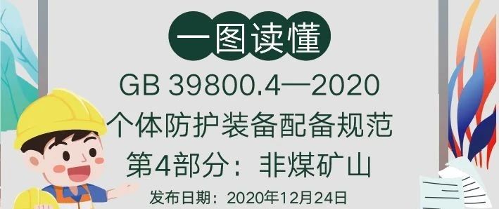 政策解读｜一图读懂 GB 39800.4-2020《个体防护装备配备规范 第4部分：非煤矿山》