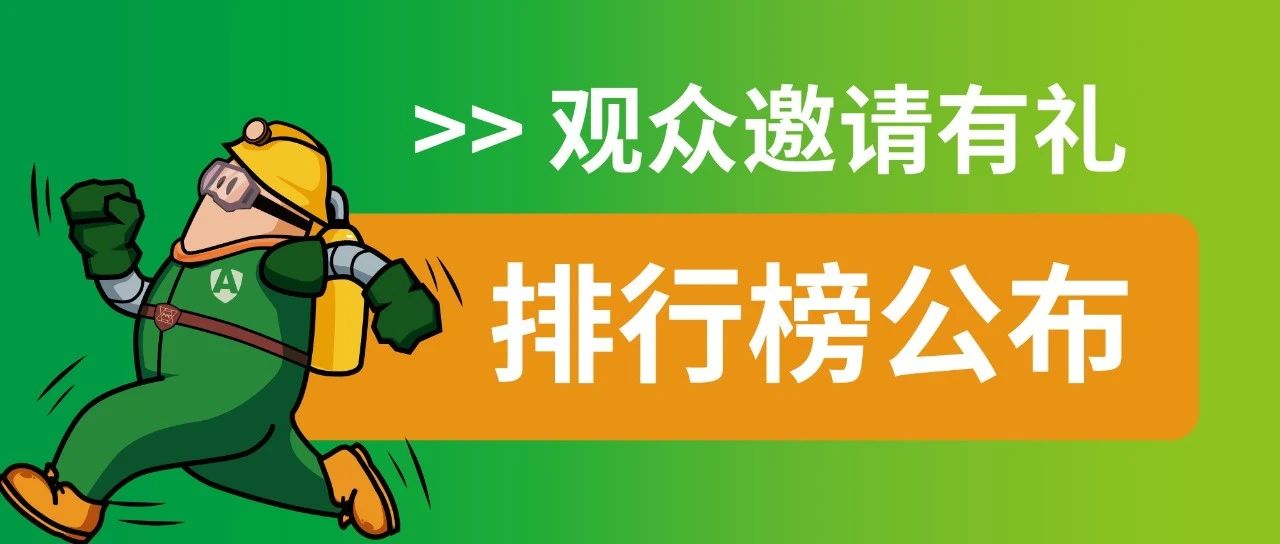 劳保会开展在即丨观众邀约排行榜公布！